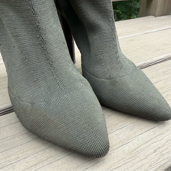 Yeezy Season 2 Knit Sock Ankle Military Boots in Dark Olive size 39 - Picture 7 of 16